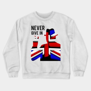 Churchill Never Give In 2 Crewneck Sweatshirt